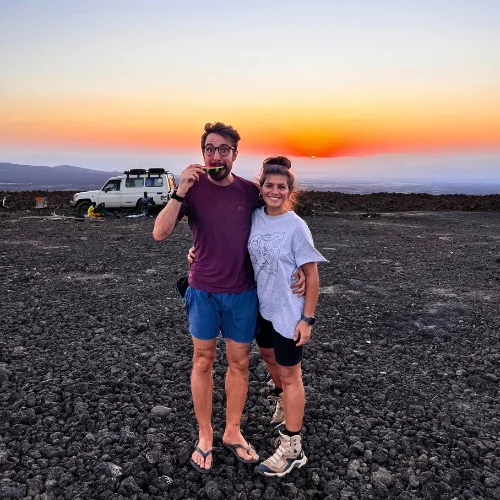Cata e Davi pelo mundo